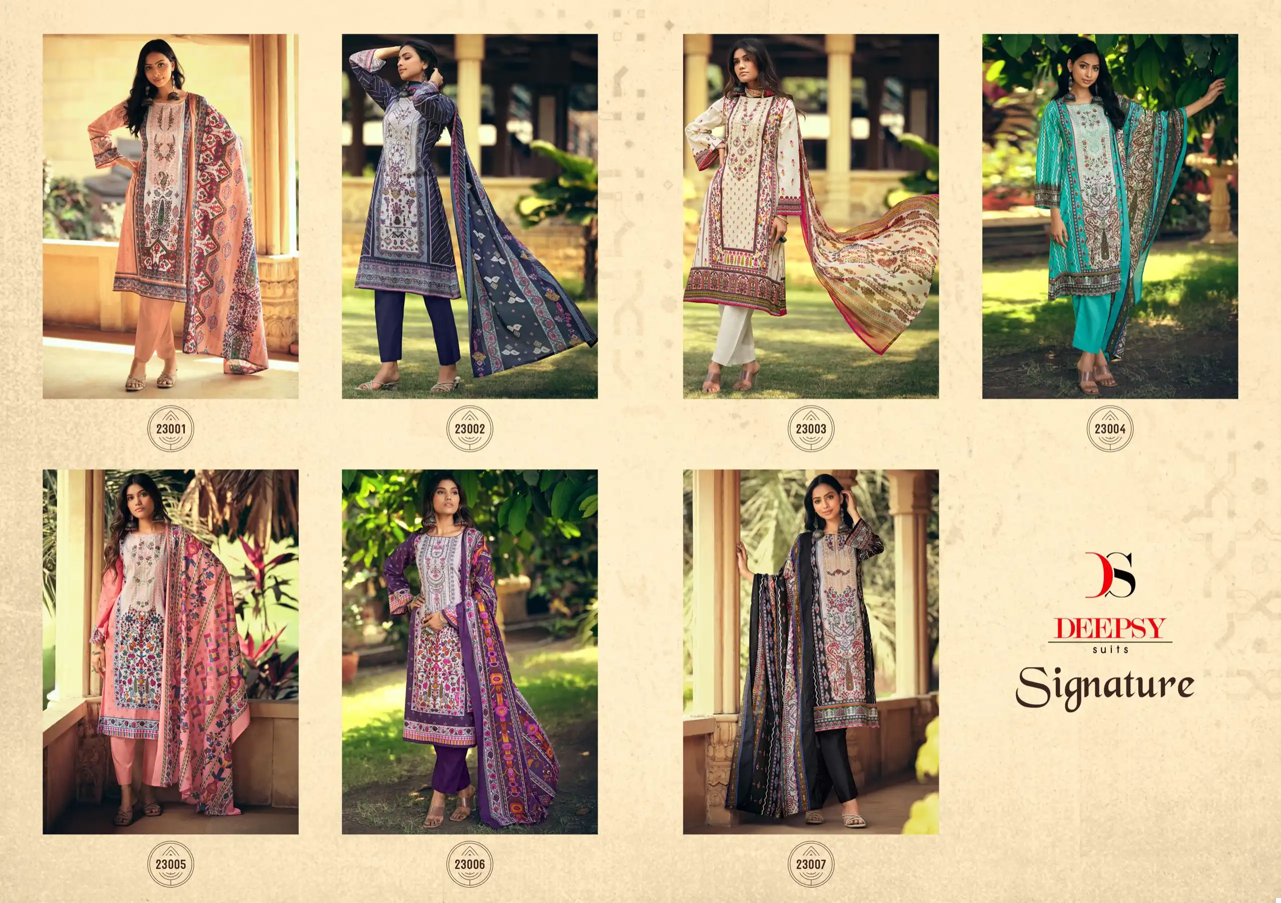 Deepsy Suits Signature Lawn Pure Cotton Wholesale Pakistani Salwar Suit Catalog - Image 8