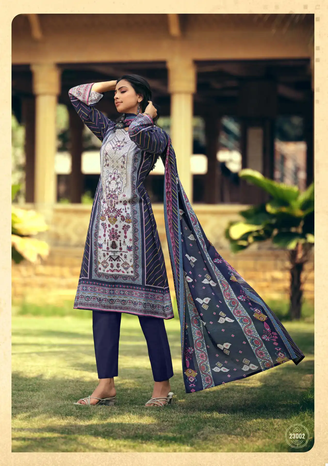 Deepsy Suits Signature Lawn Pure Cotton Wholesale Pakistani Salwar Suit Catalog - Image 3