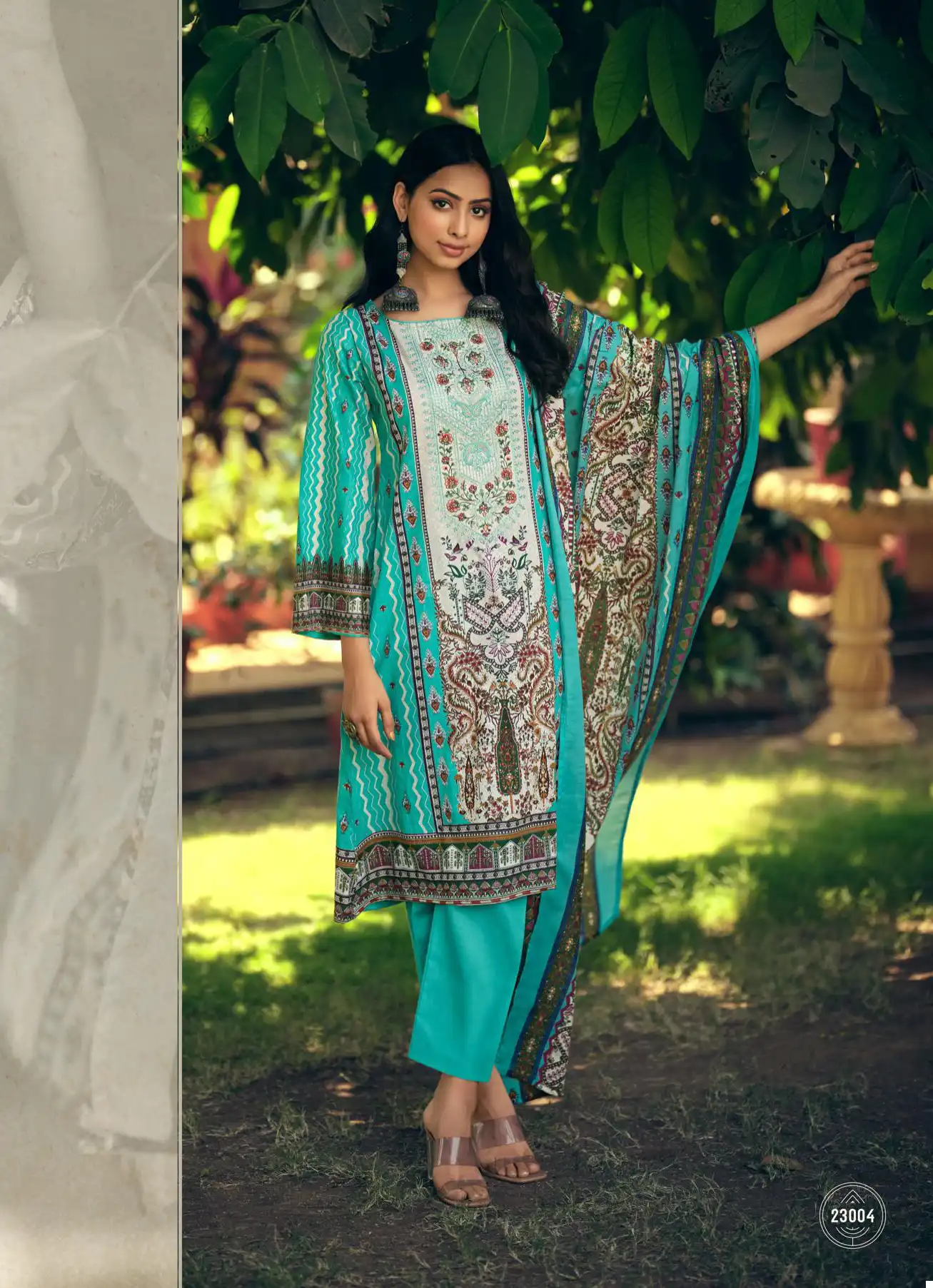 Deepsy Suits Signature Lawn Pure Cotton Wholesale Pakistani Salwar Suit Catalog - Image 5