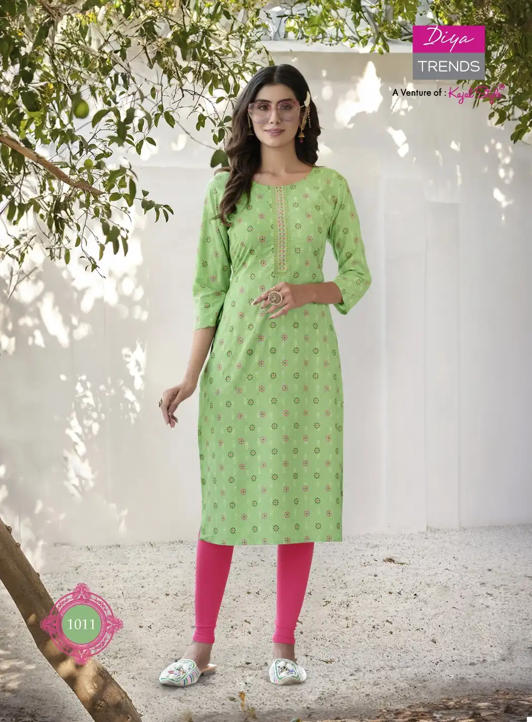 Diya Trends Kajal Style Pure Bsy Fiona Wholesale Kurtis Catalog - Image 13