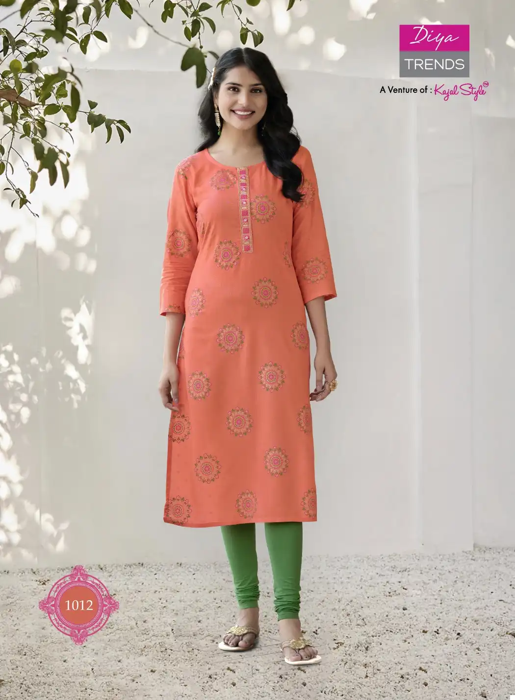 Diya Trends Kajal Style Pure Bsy Fiona Wholesale Kurtis Catalog - Image 14
