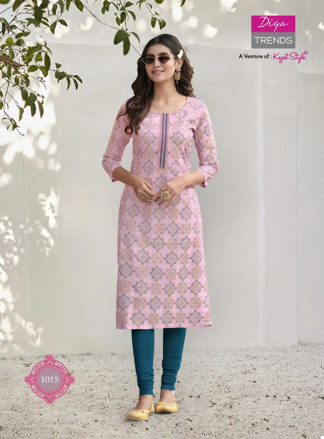 Diya Trends Kajal Style Pure Bsy Fiona Wholesale Kurtis Catalog - Image 17