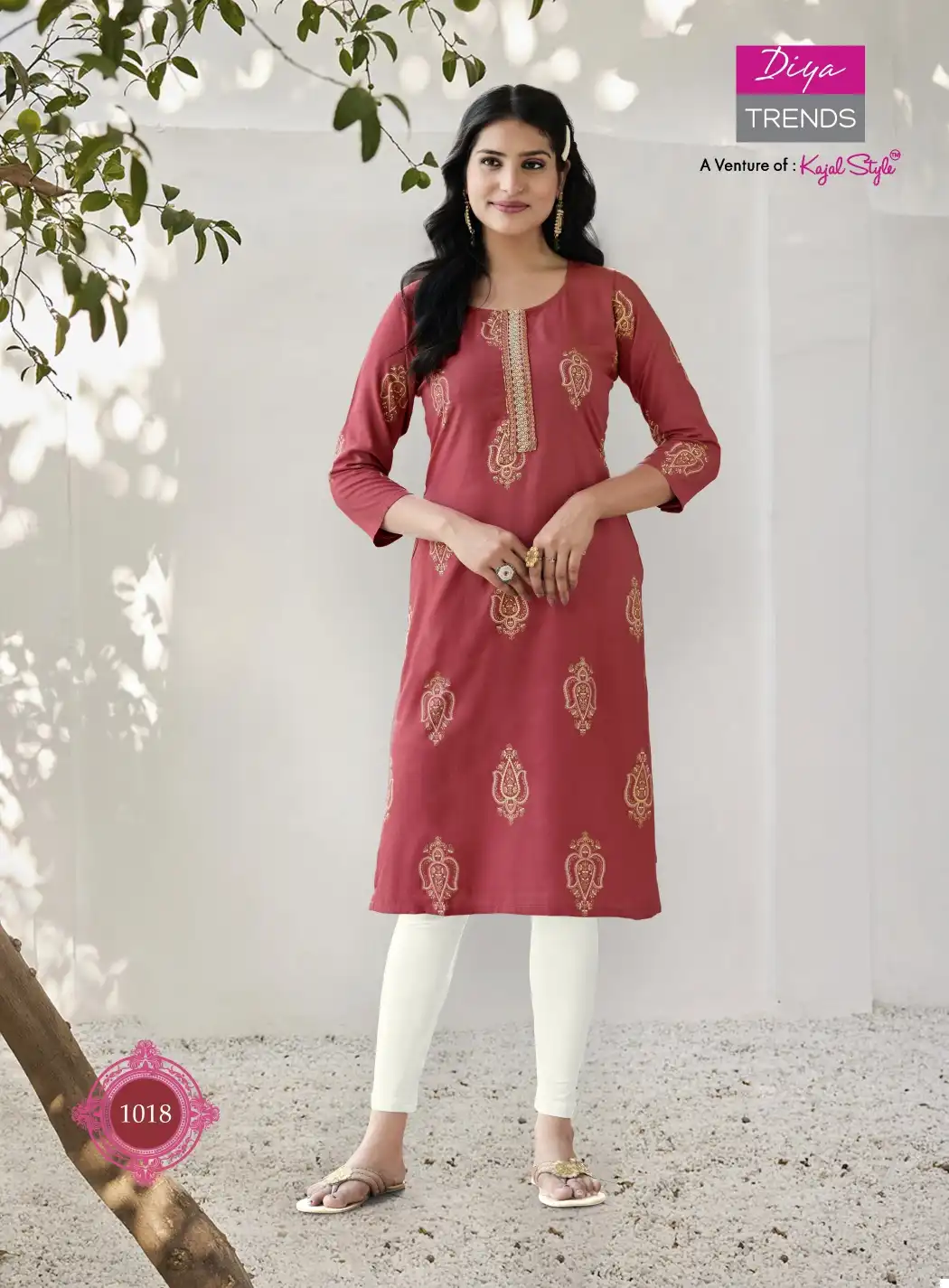 Diya Trends Kajal Style Pure Bsy Fiona Wholesale Kurtis Catalog - Image 18