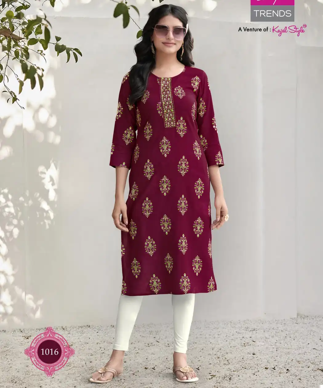 Diya Trends Kajal Style Pure Bsy Fiona Wholesale Kurtis Catalog