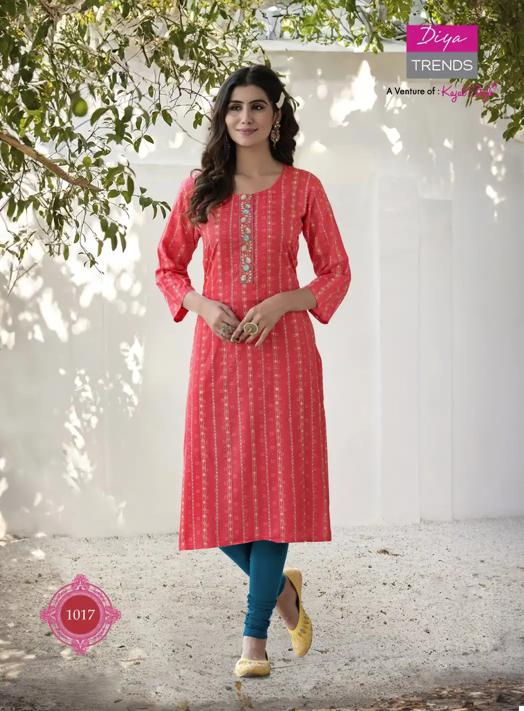 Diya Trends Kajal Style Pure Bsy Fiona Wholesale Kurtis Catalog - Image 19