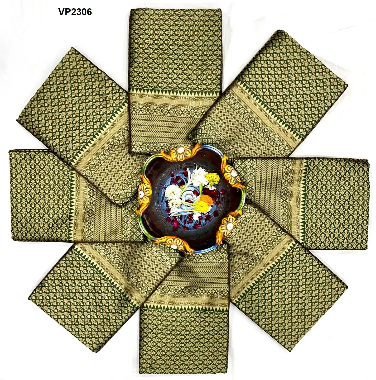 Fashion Berry Vp2306 Soft Lichi Silk Wholesale Fancy Sarees - Image 2