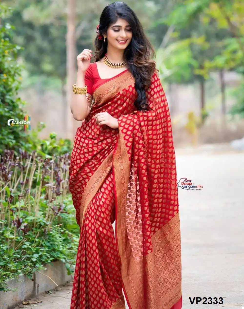 Fashion Berry Vp2333 Soft Lichi Silk Wholesale Fancy Sarees