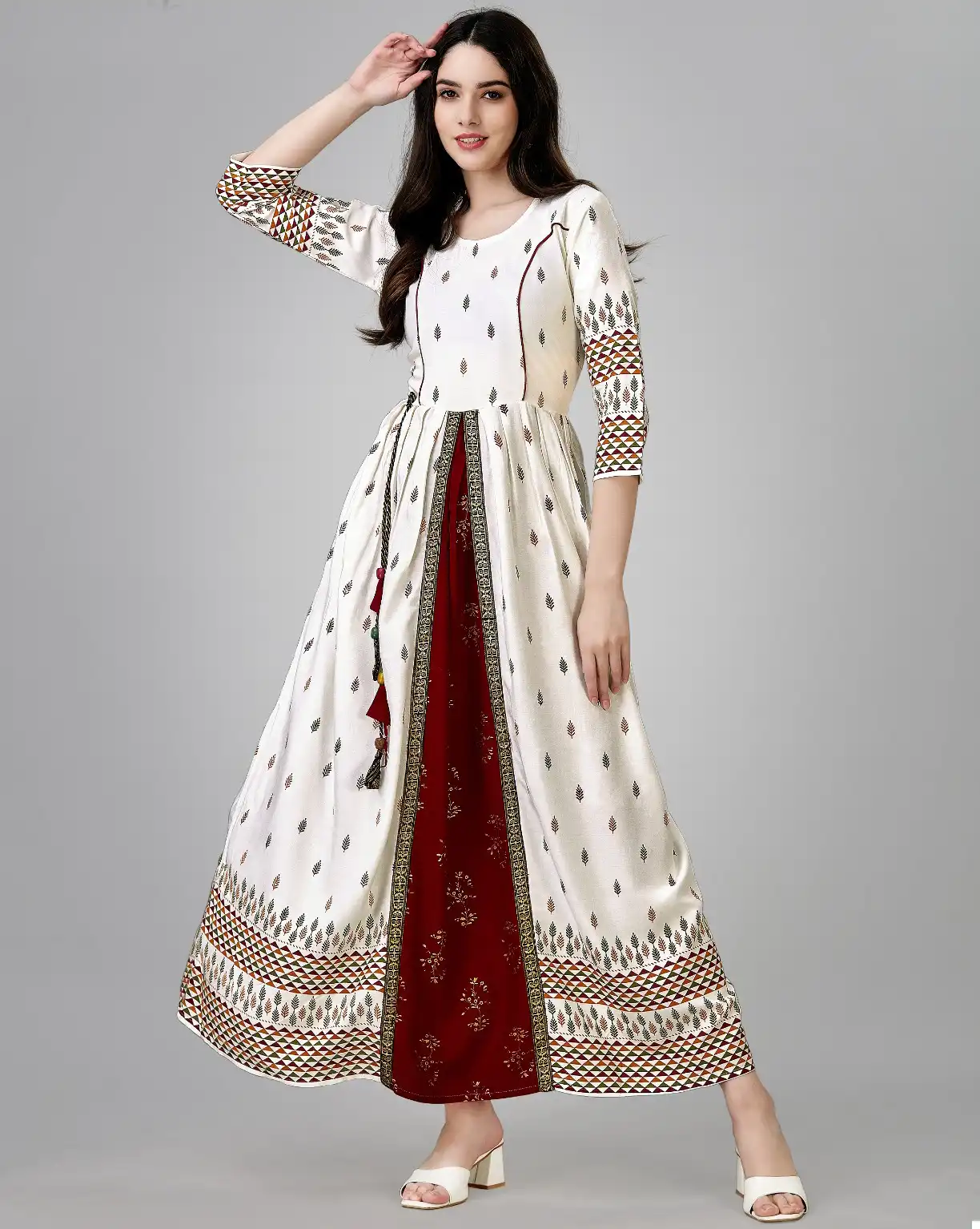 Fashion Berry Vps066 Heavy Rayon 14 Kg Wholesale Anarkali Gown