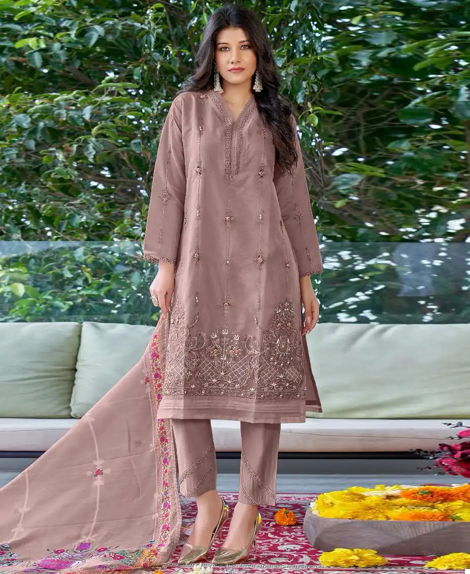 Fepic C 1668 Organza Wholesale Pakistani Salwar Suit Catalog