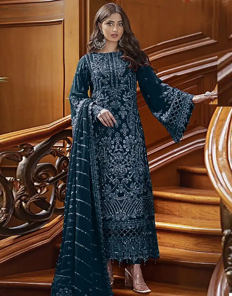 Fepic C 1760 Georgette Wholesale Pakistani Salwar Suit Catalog