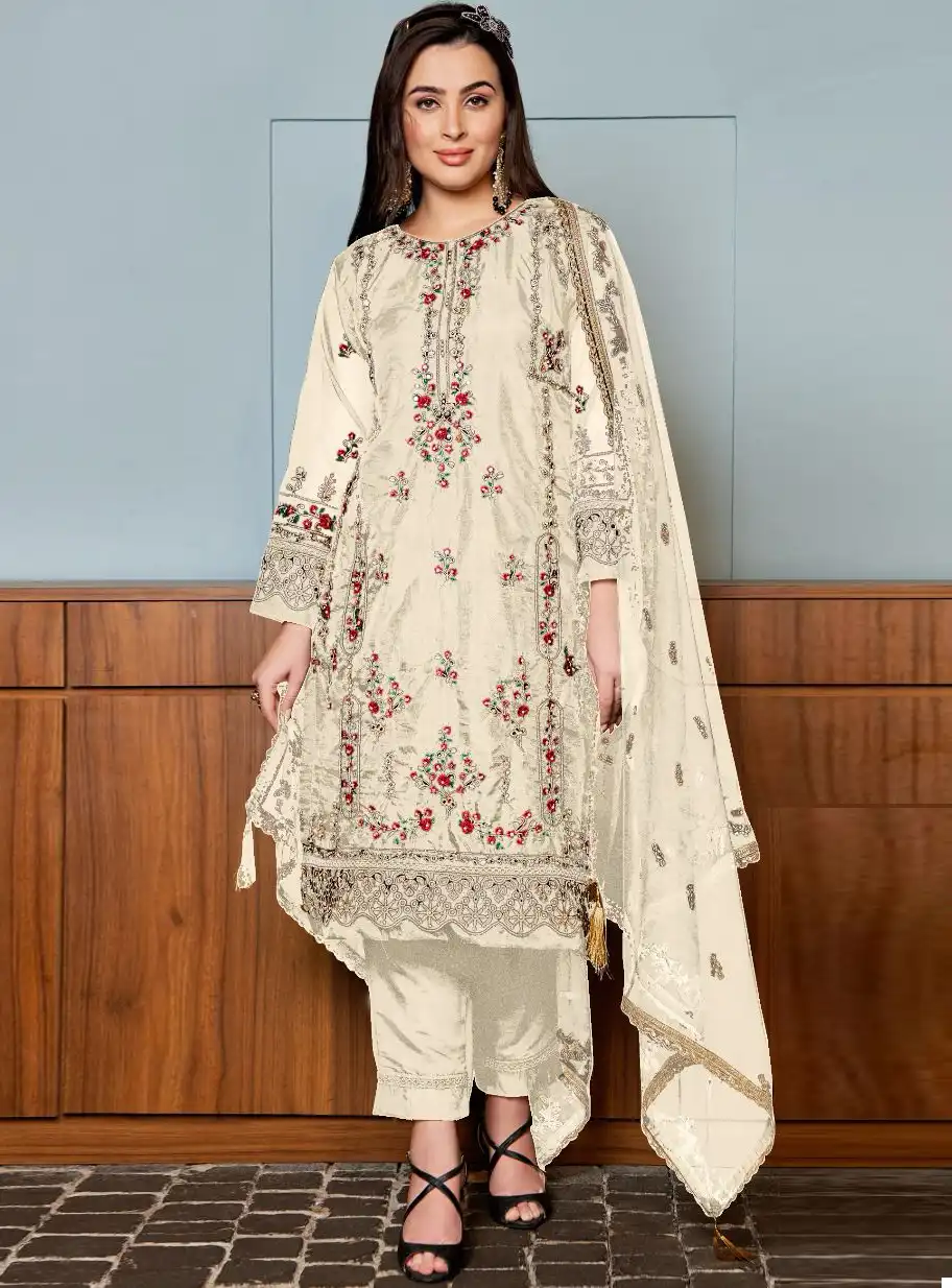 Fepic C 1784 Organza Wholesale Pakistani Salwar Suit Catalog
