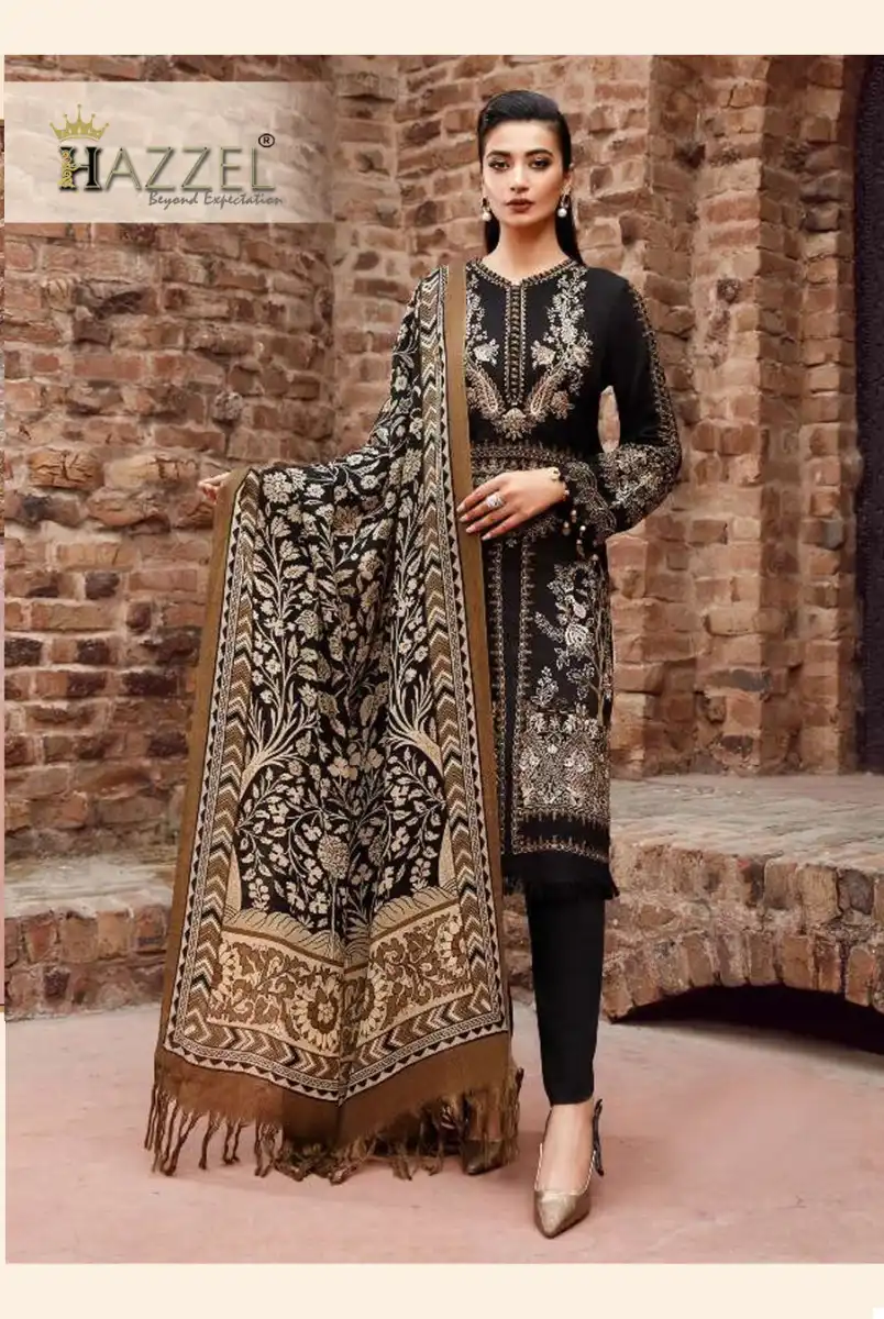 Hazzel Prints Mariab B Vol 6 Rayon Cotton Wholesale Pakistani Salwar Suit Catalog - Image 3