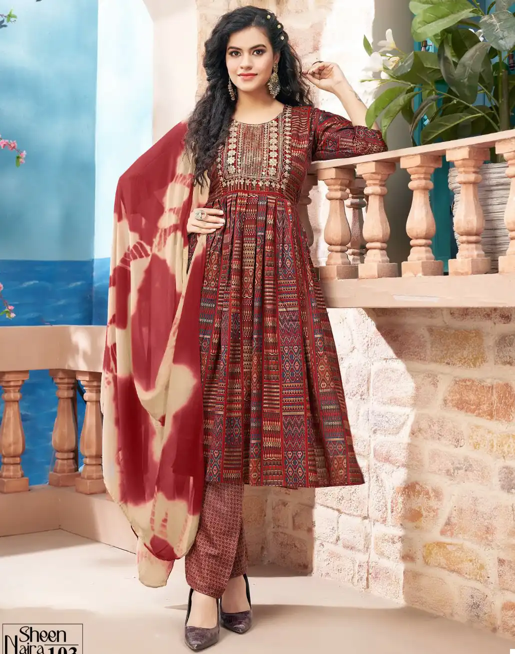 Hirwa Sheen Naira Heavy Capsule Rayon Wholesale Readymade Salwar Suit Catalog