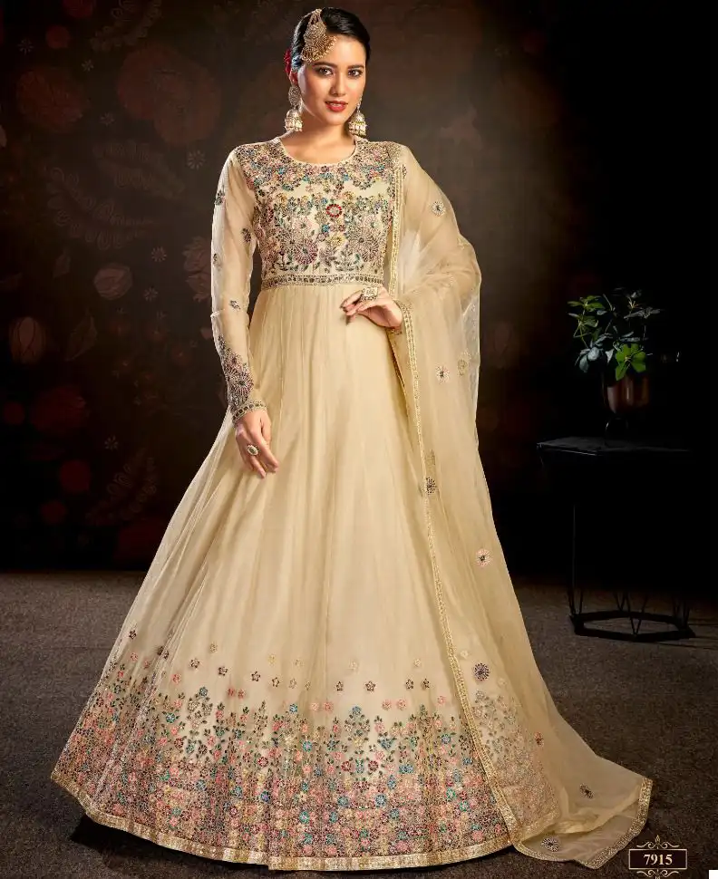 Hotlady Nasheen 3 Butterfly High Quality Net Wholesale Designer Salwar Suit Catalog