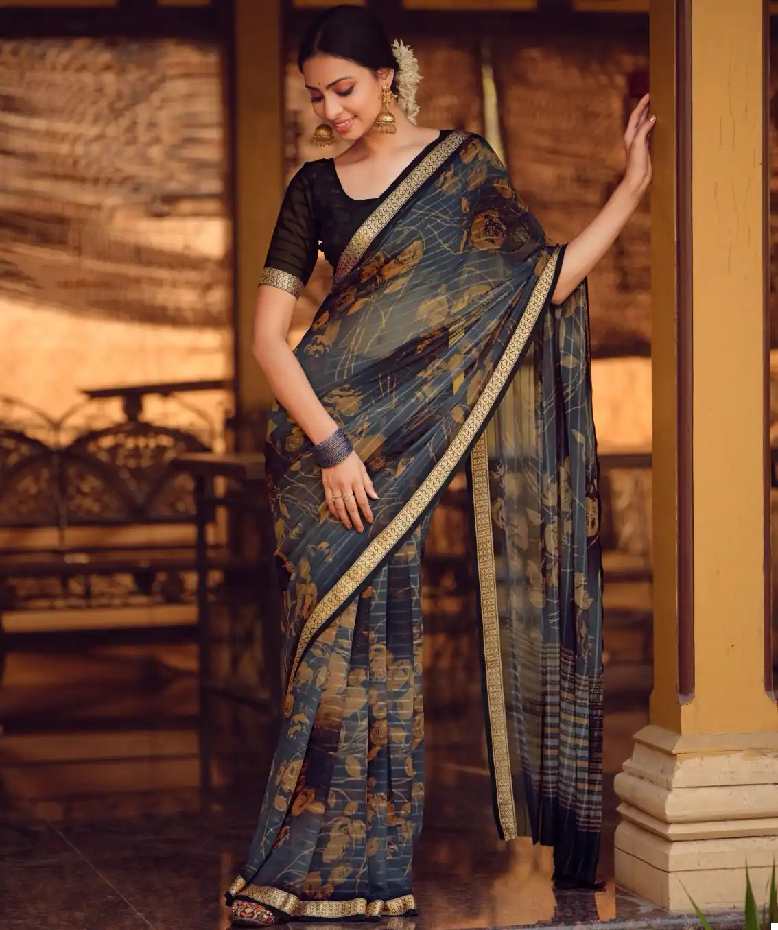 Kashvi Creation Valishka Vol 01 Georgette Wholesale Fancy Sarees Catalog