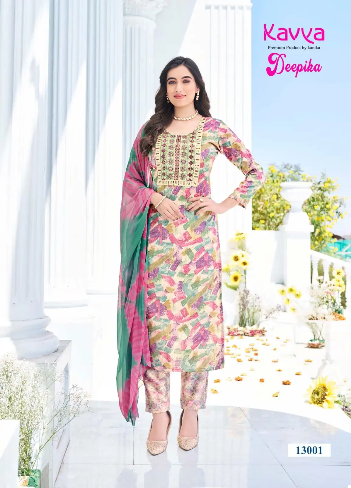 Kavya Deepika Vol 13 Premium Quality Capsule Wholesale Readymade Salwar Suit Catalog — Wholesale Salwar Suits, Kavya wholesale from Surat - Gallery Image 4
