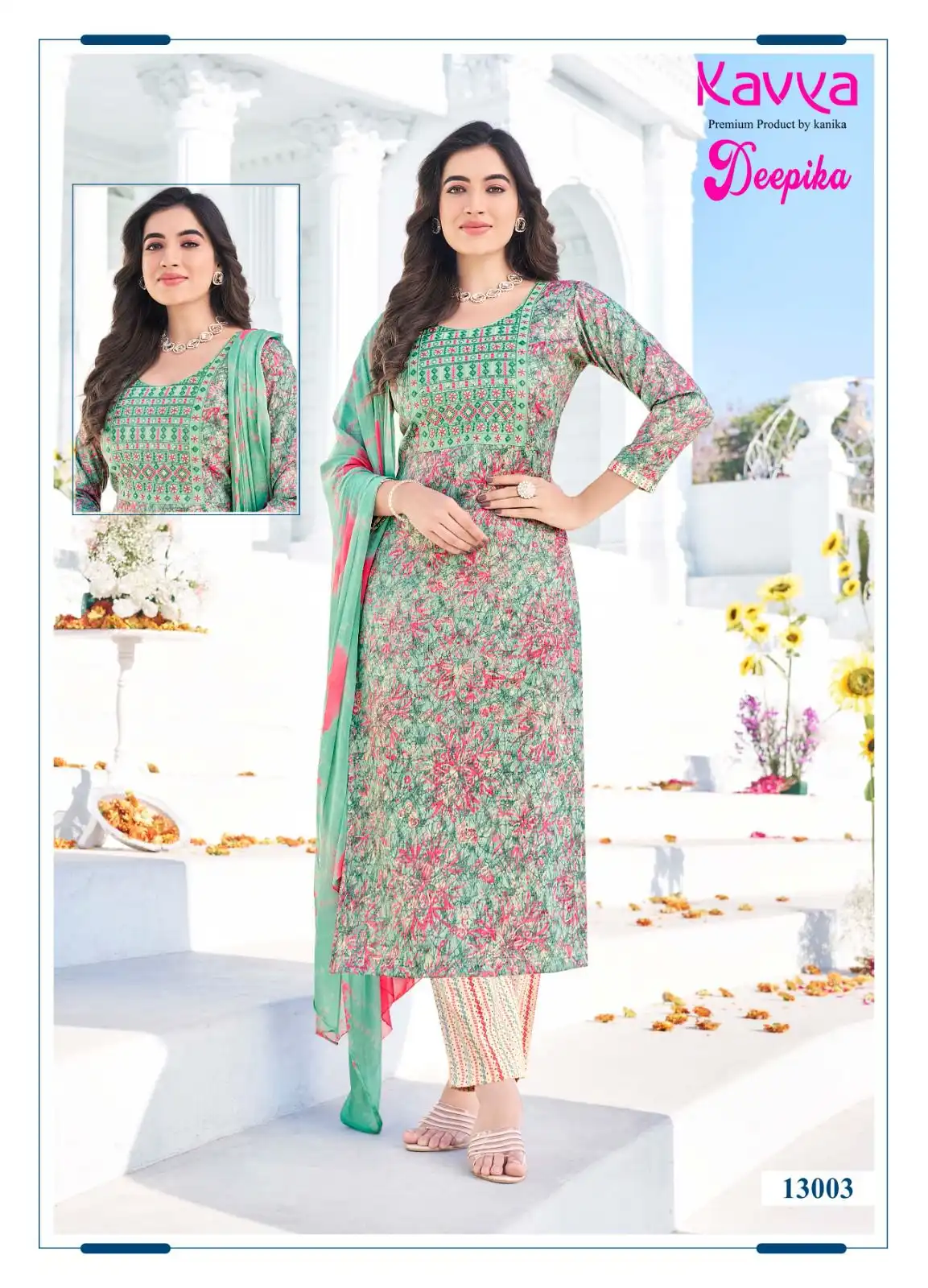 Kavya Deepika Vol 13 Premium Quality Capsule Wholesale Readymade Salwar Suit Catalog — Wholesale Salwar Suits, Kavya wholesale from Surat - Gallery Image 6