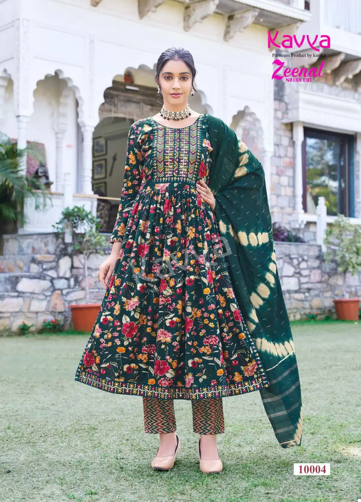 Kavya Zeenat Vol 10 Capsule Foil Print Wholesale Readymade Salwar Suit Catalog — Wholesale Salwar Suits, Kavya wholesale from Surat - Gallery Image 10