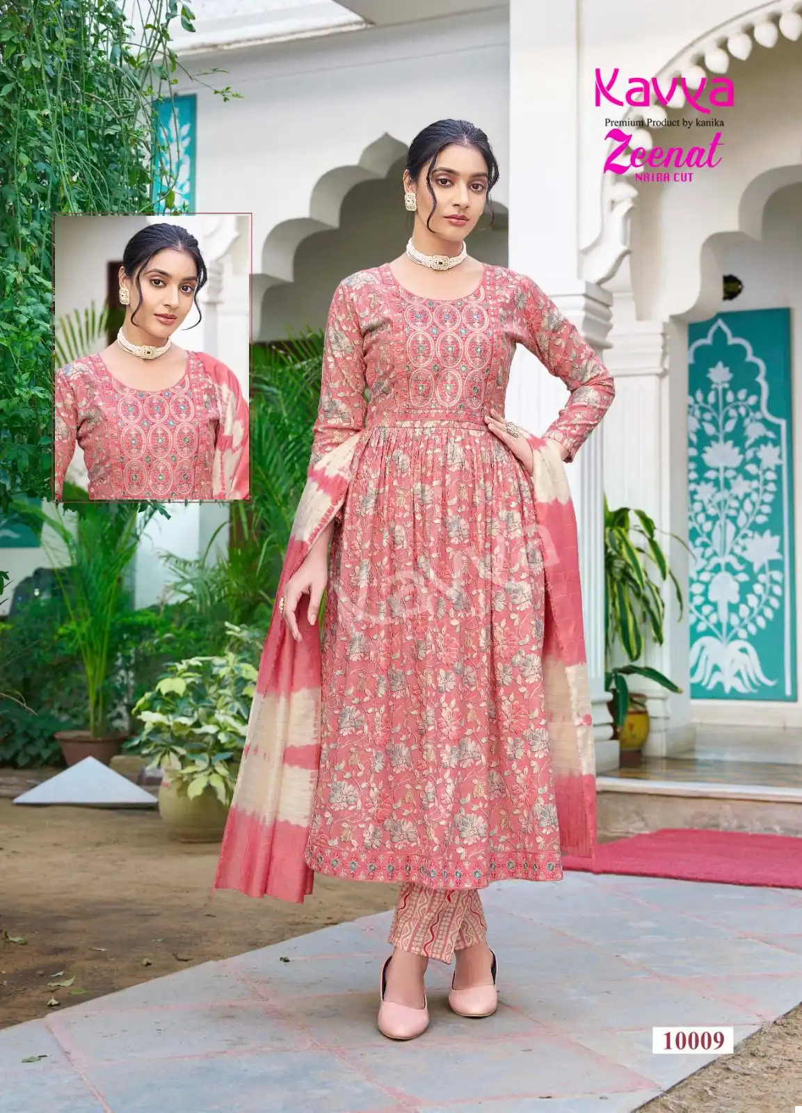 Kavya Zeenat Vol 10 Capsule Foil Print Wholesale Readymade Salwar Suit Catalog — Wholesale Salwar Suits, Kavya wholesale from Surat - Gallery Image 8