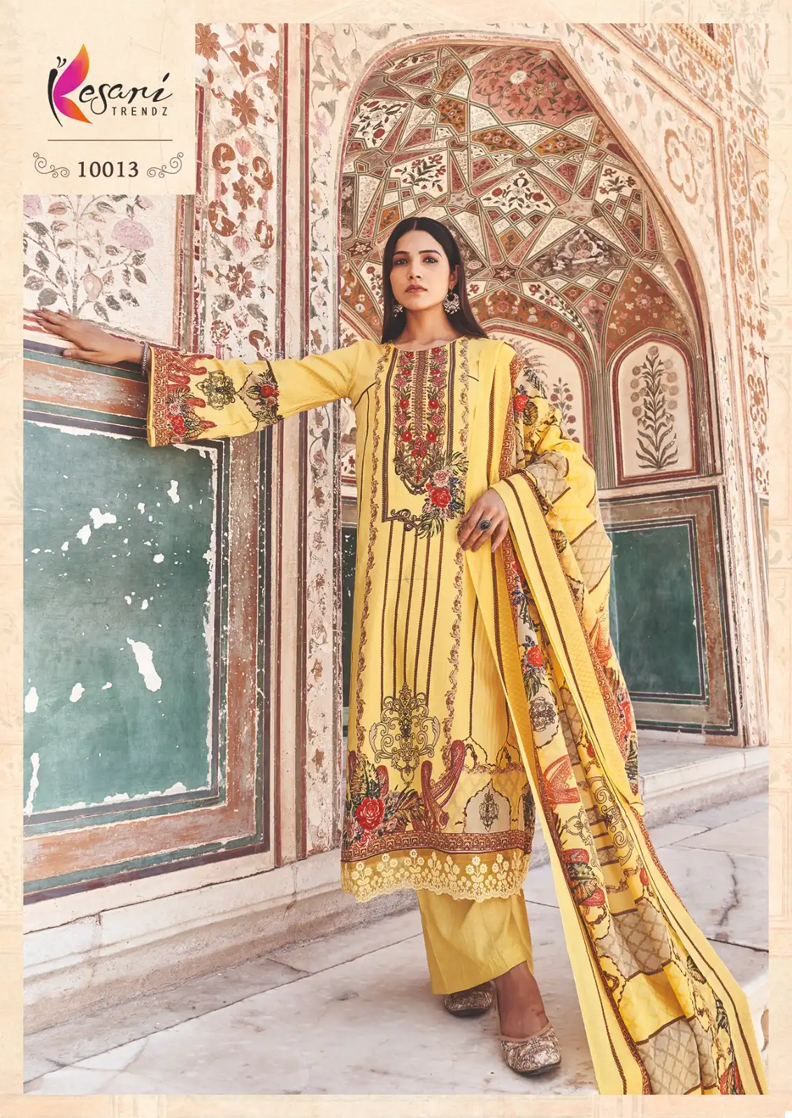 Kesari Trendz Jashn E Bahar 2 Jam Satin Fancy Wholesale Salwar Suit Catalog - Image 4
