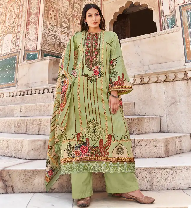 Kesari Trendz Jashn E Bahar 2 Jam Satin Fancy Wholesale Salwar Suit Catalog