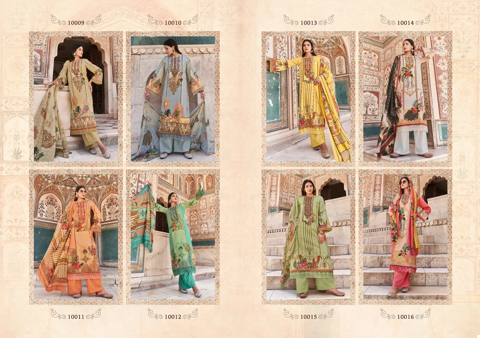 Kesari Trendz Jashn E Bahar 2 Jam Satin Fancy Wholesale Salwar Suit Catalog - Image 9