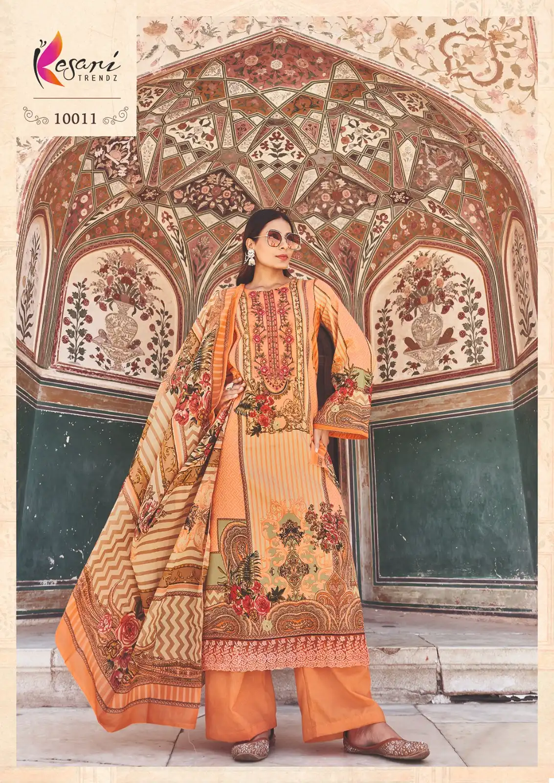 Kesari Trendz Jashn E Bahar 2 Jam Satin Fancy Wholesale Salwar Suit Catalog - Image 5