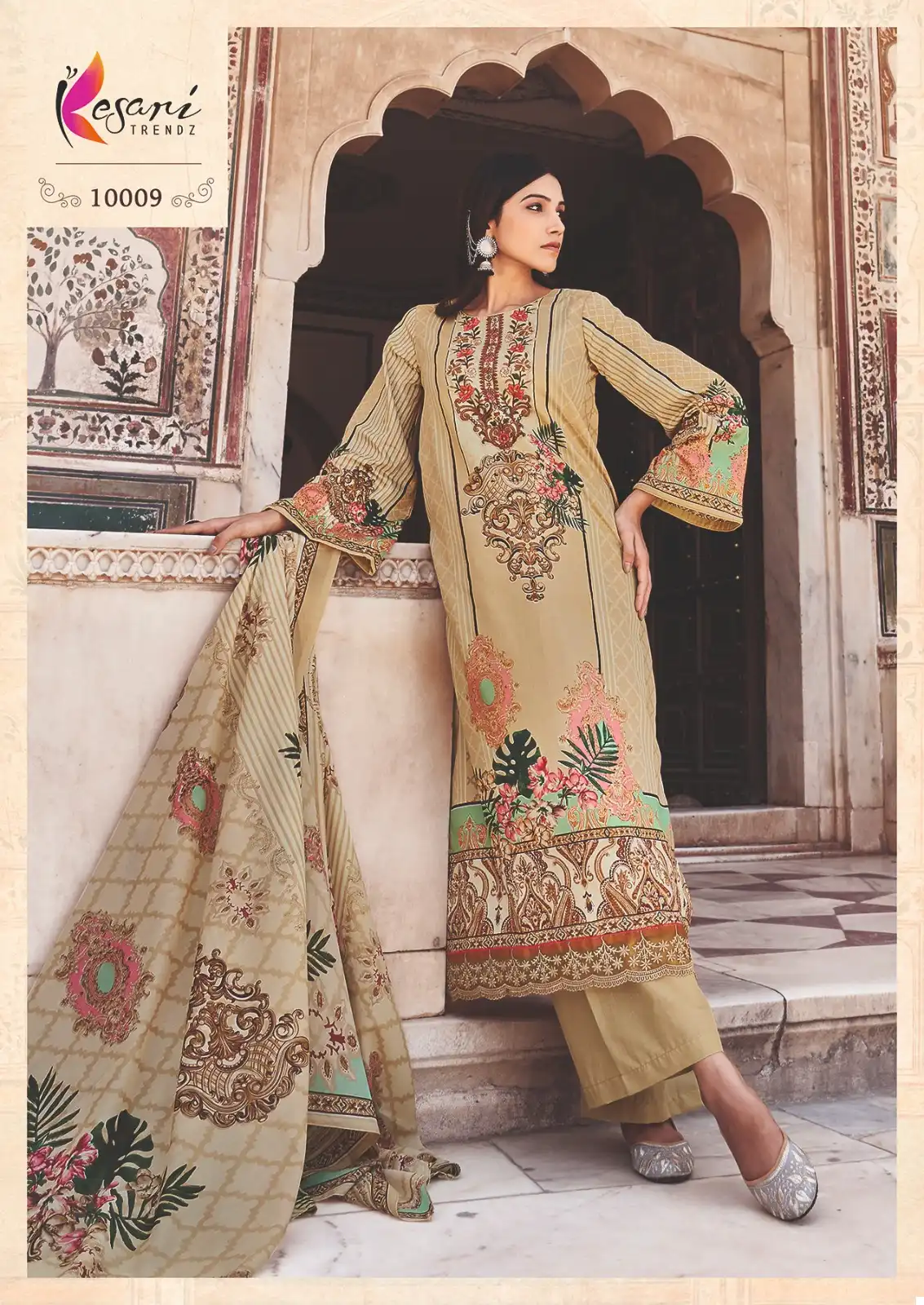 Kesari Trendz Jashn E Bahar 2 Jam Satin Fancy Wholesale Salwar Suit Catalog - Image 7