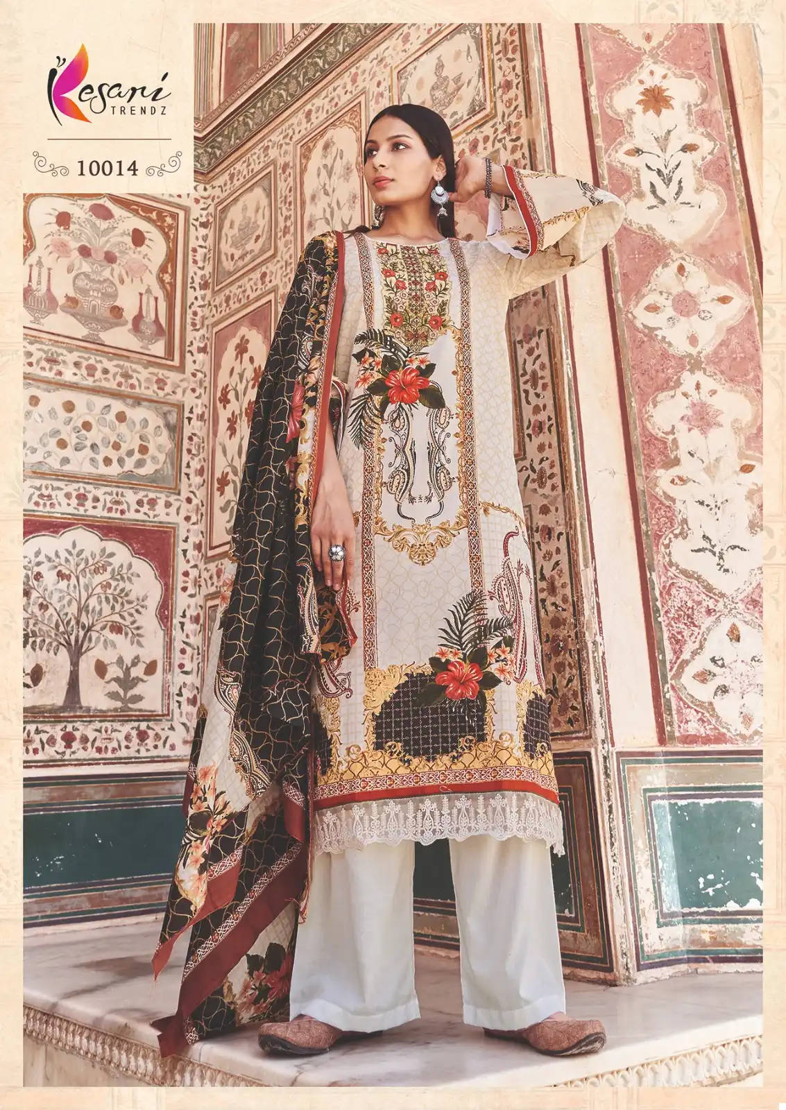 Kesari Trendz Jashn E Bahar 2 Jam Satin Fancy Wholesale Salwar Suit Catalog - Image 8