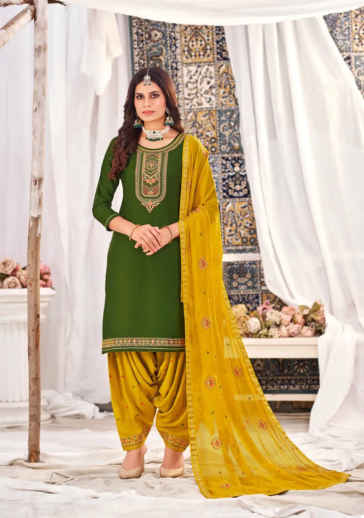 Kessi Patiala House Vol 97 Jam Silk Cotton Wholesale Salwar Suit Catalog - Image 5