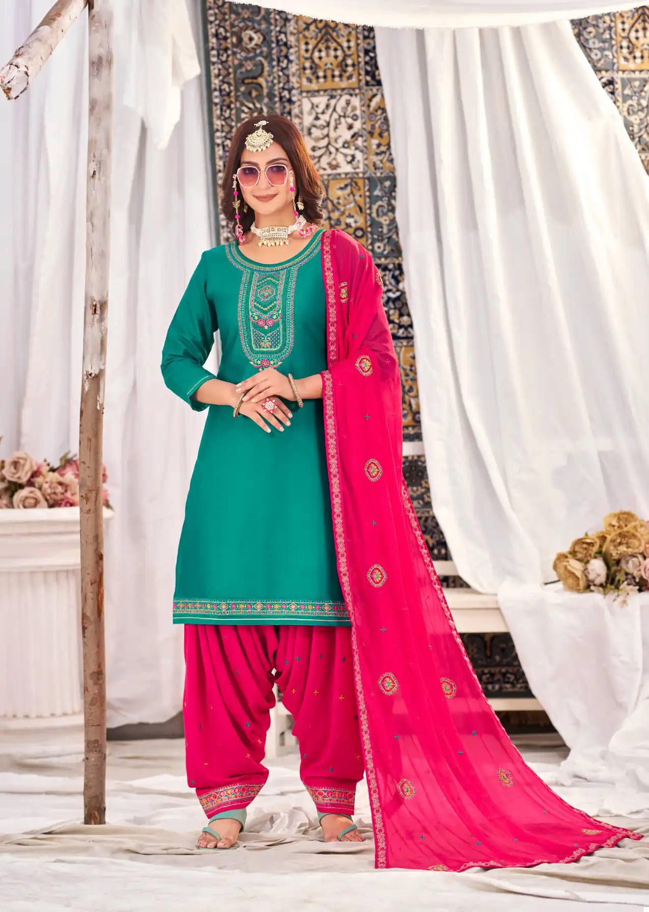 Kessi Patiala House Vol 97 Jam Silk Cotton Wholesale Salwar Suit Catalog - Image 6