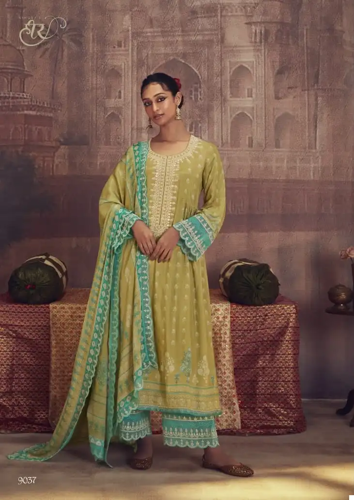 Kimora Mehboob Pure Muslin Digital Print Wholesale Fancy Salwar Suit Catalog — Wholesale Salwar Suits, MPA wholesale from Surat - Gallery Image 4