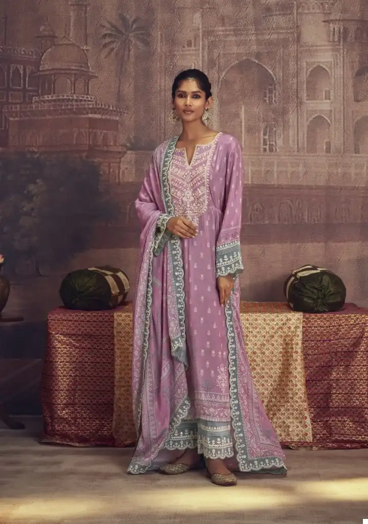 Kimora Mehboob Pure Muslin Digital Print Wholesale Fancy Salwar Suit Catalog — Wholesale Salwar Suits, MPA wholesale from Surat - Gallery Image 7