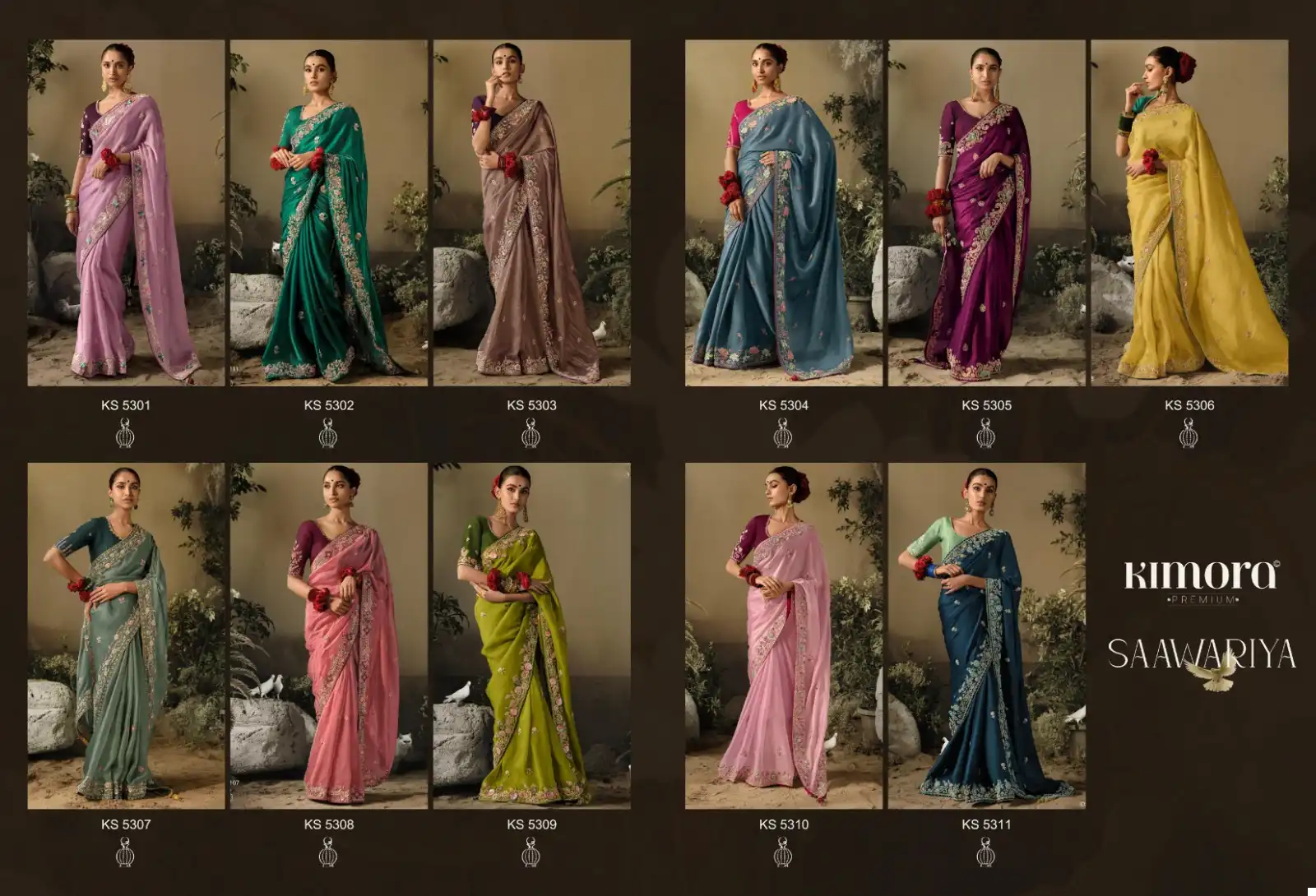 Kimora Sawariya Pure Fancy Wholesale Designer Sarees Catalog — Wholesale Sarees, Kimora wholesale from Surat — view 12