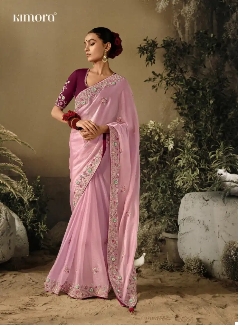 Kimora Sawariya Pure Fancy Wholesale Designer Sarees Catalog — Wholesale Sarees, Kimora wholesale from Surat - Gallery Image 10