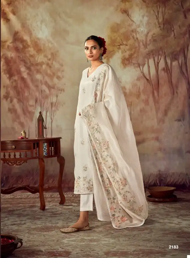 Kimora Shahi Pure Russian Silk Wholesale Fancy Salwar Suit Catalog — Wholesale Salwar Suits, MPA wholesale from Surat — view 3