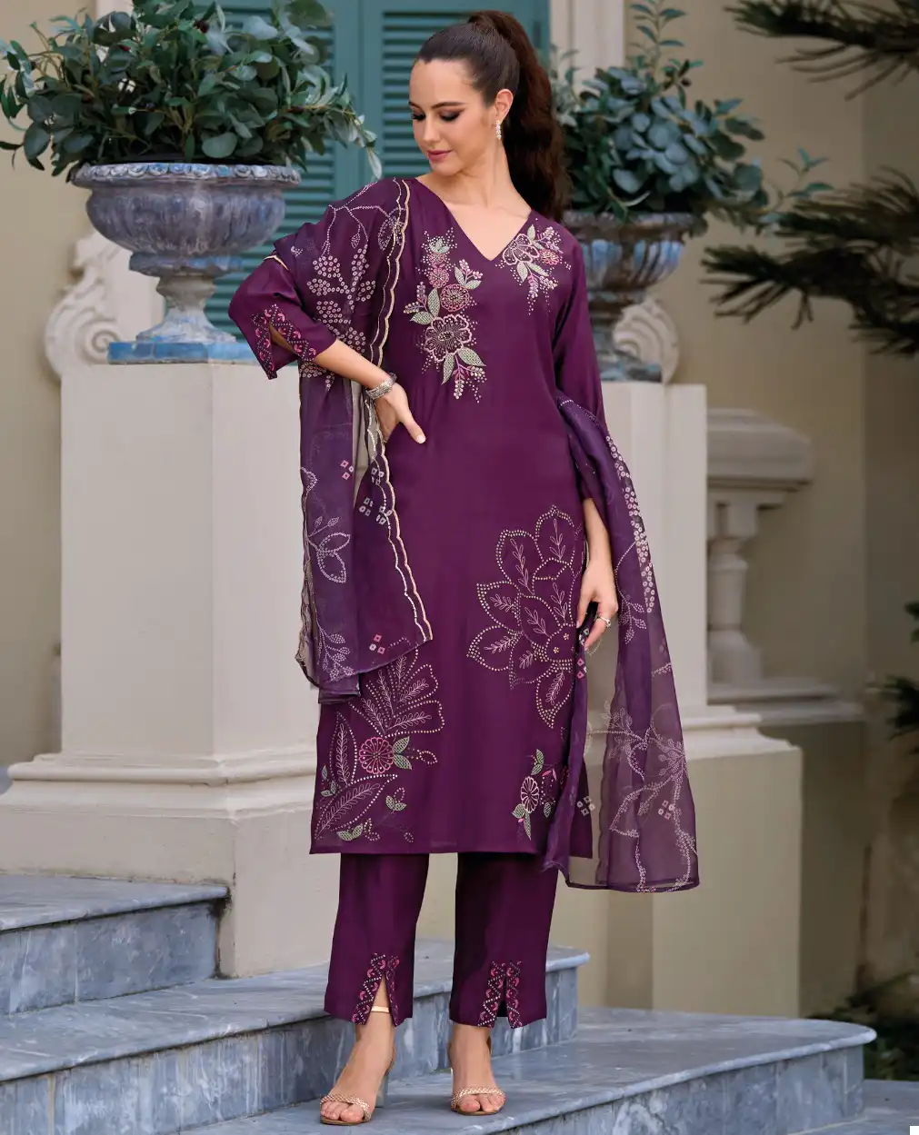 Lady Leela Rabya Viscose Silk Wholesale Fancy Readymade Salwar Suit Catalog