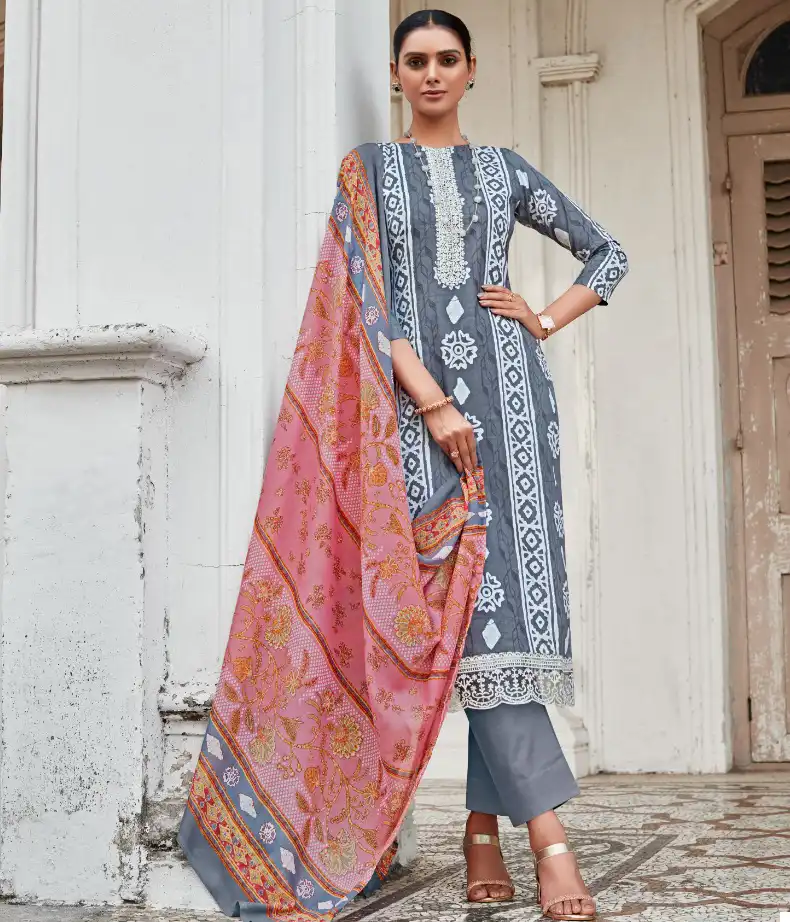 Levisha Charizma Lawn Cotton Printed Wholesale Salwar Suit Catalog