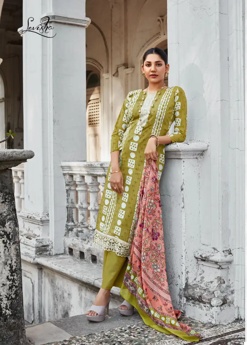 Levisha Charizma Lawn Cotton Printed Wholesale Salwar Suit Catalog - Image 4
