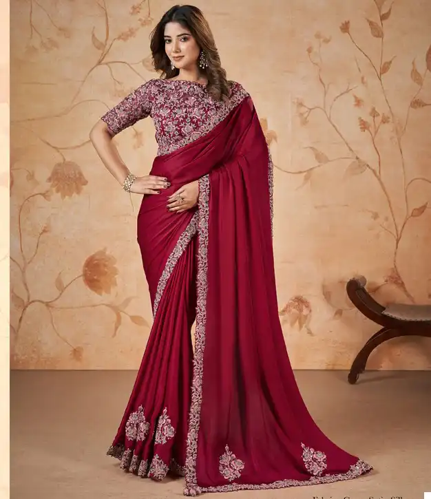 Mahotsav 23900 Series Satin Chiffon Silk Wholesale Designer Sarees Catalog