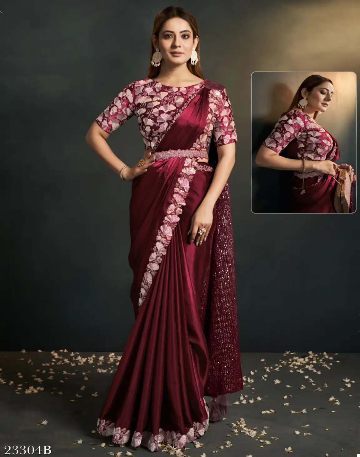 Mahotsav Moh Manthan 23300 Series New Addition Color Silk Crepe Georgette Wholesale Designer Sarees Catalog