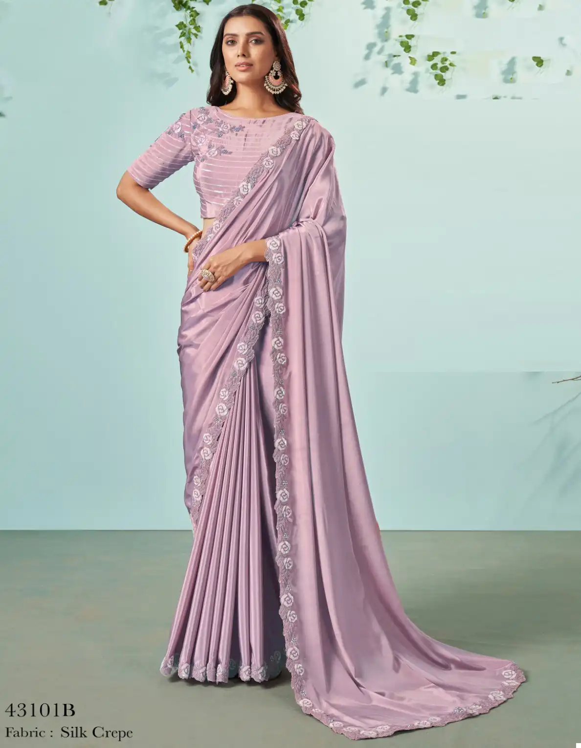 Mahotsav Norita New Addition Color Silk Crepe Wholesale Fancy Sarees Catalog