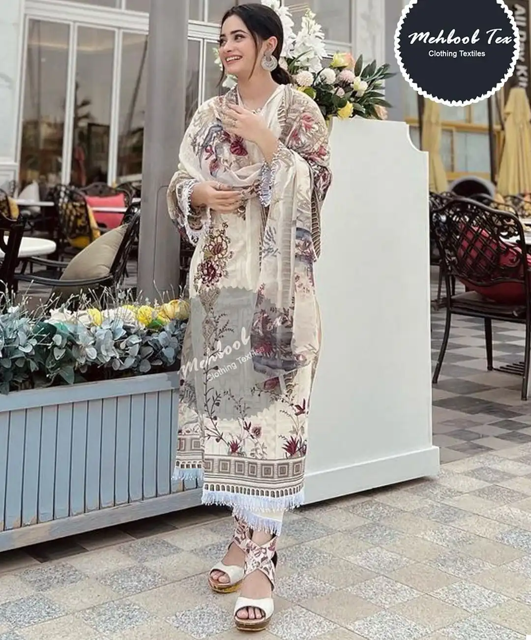 Mehboob Tex Design No 1305 Cotton Printed Wholesale Pakistani Salwar Suit