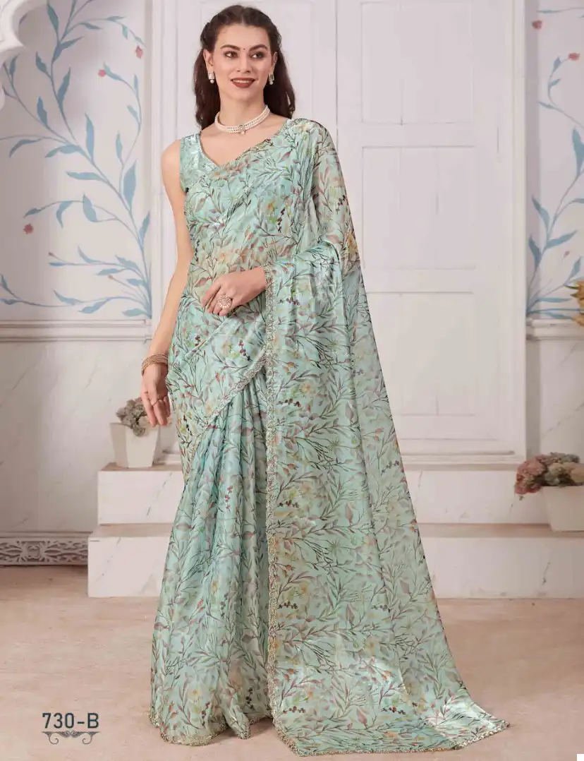 Mehek 730A To 730D Soft Jimmy Chhoo Digital Print Wholesale Fancy Sarees Catalog