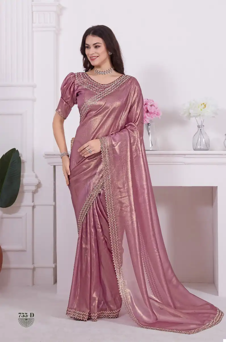 Mehek 755A To 755E Raina Net Coating Wholesale Fancy Sarees Catalog - Image 2