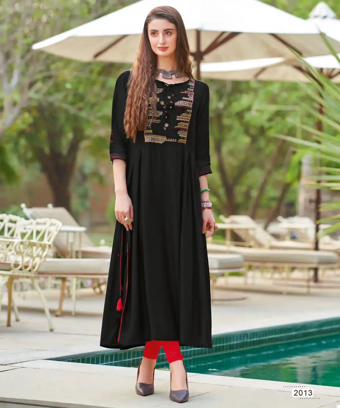 Mittoo Mullberry Heavy Rayon Wholesale Fancy Kurtis Catalog