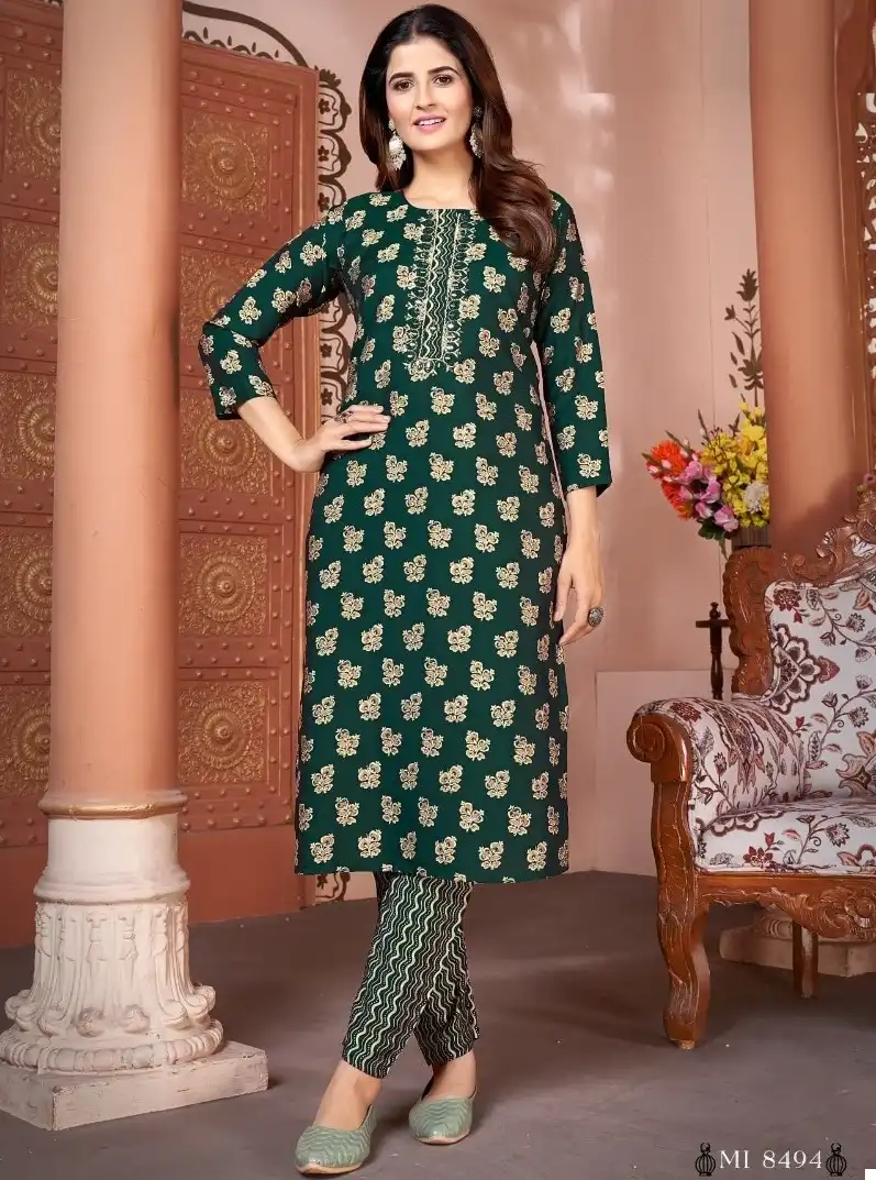 Moksh Magic Vol 1 Premium Royal Silk Export Quality Wholesale Kurti With Pant Catalog