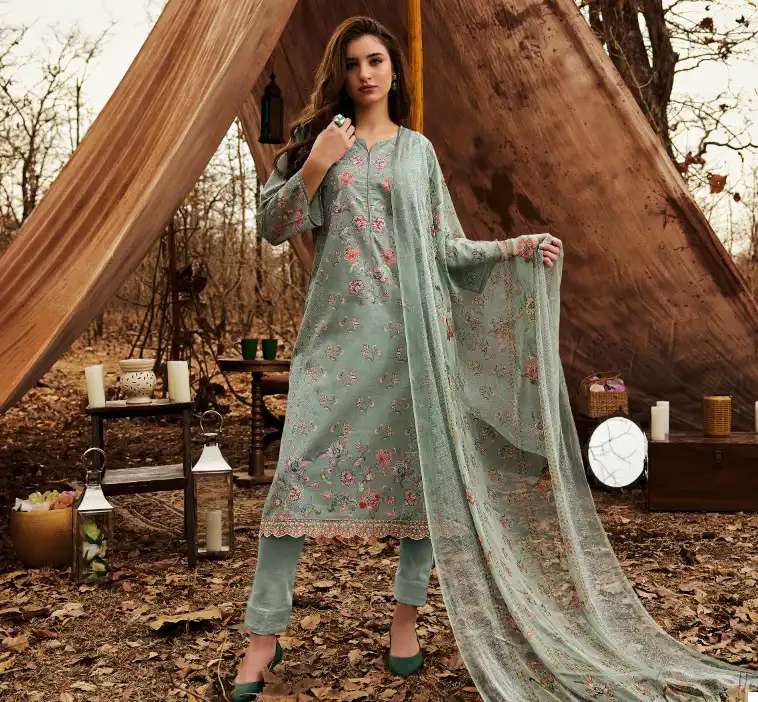 Prm Trendz Ibadat Pure Lawn Cotton Wholesale Fancy Salwar Suit Catalog