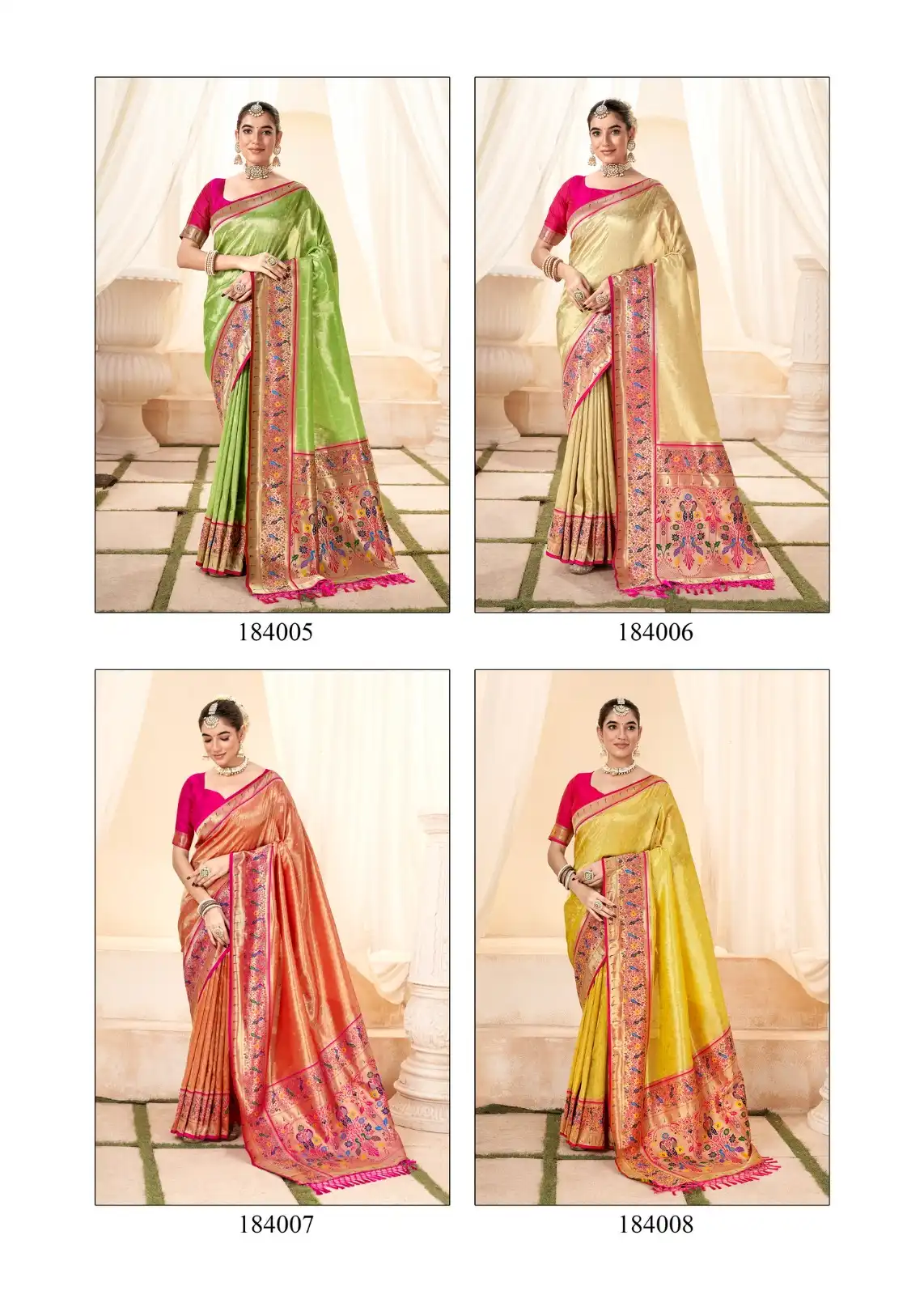Rajpath Lavnya Silk Pure Handloom Wholesale Fancy Sarees Catalog - Image 9