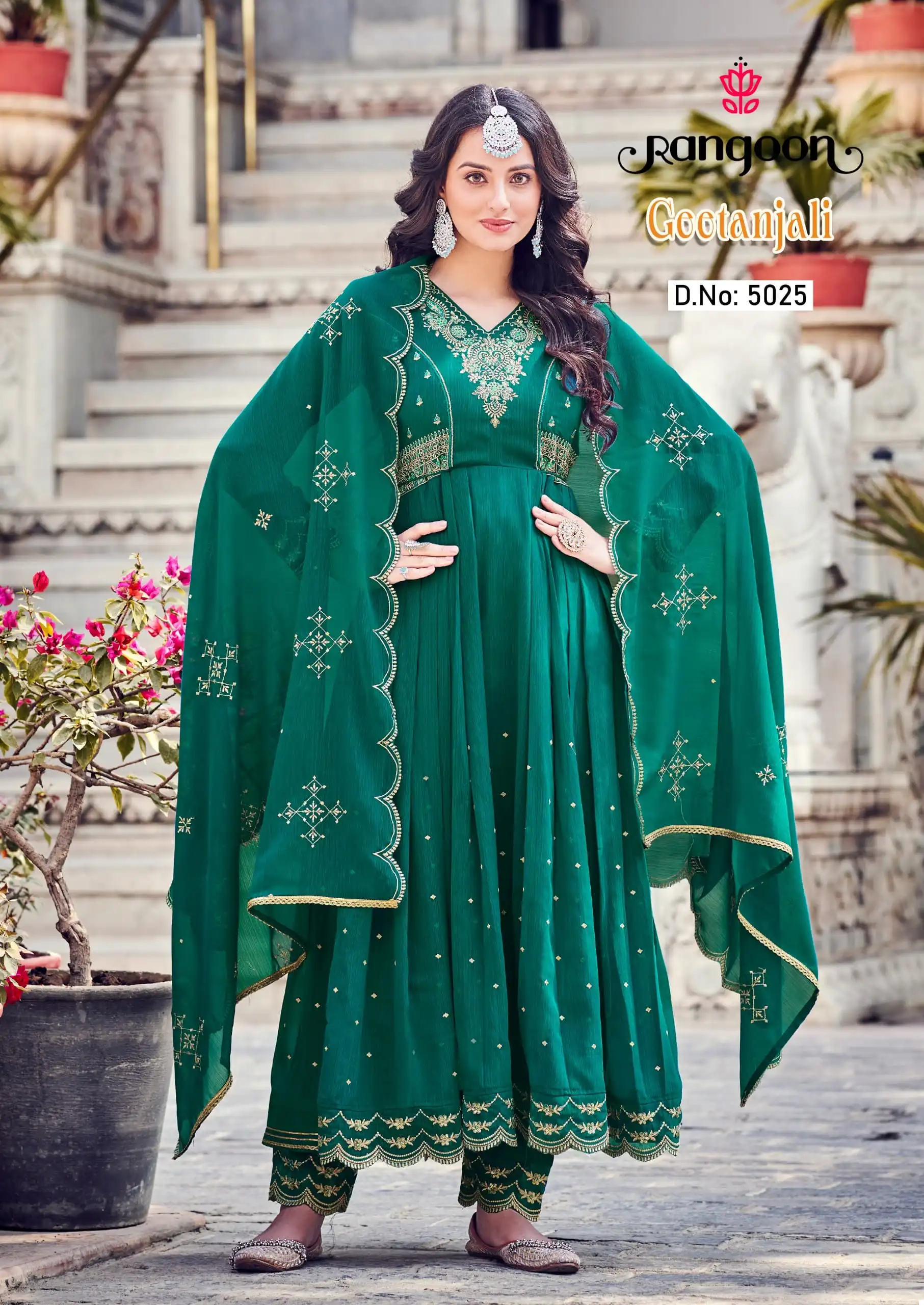 Rangoon Geetanjali Silk Wholesale Readymade Salwar Suit Catalog - Image 2